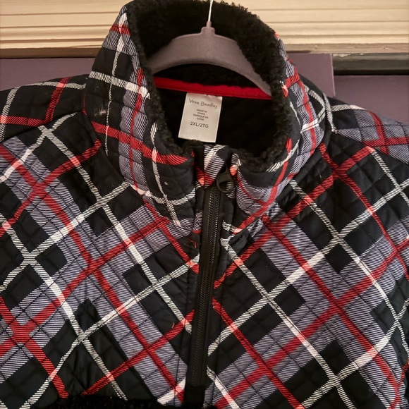 Vera Bradley Quarter Zip Teddy Fleece Sweater - Picture 4 of 5